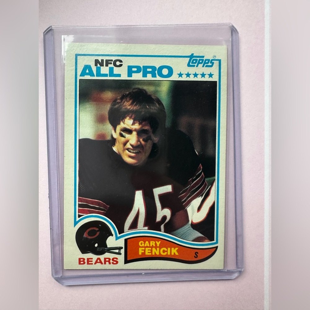 1982 Topps - Gary Fencik #296 Topps NFC All Pro Football Card